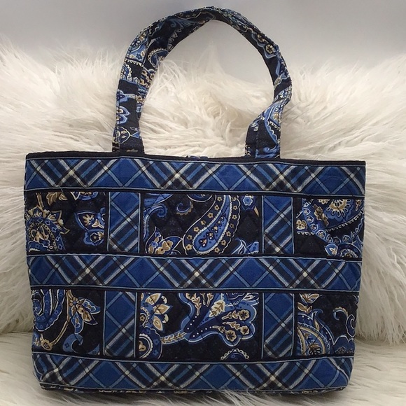 Vera Bradley Blue Floral Print Shoulder Bag & Wallet - Picture 3 of 12